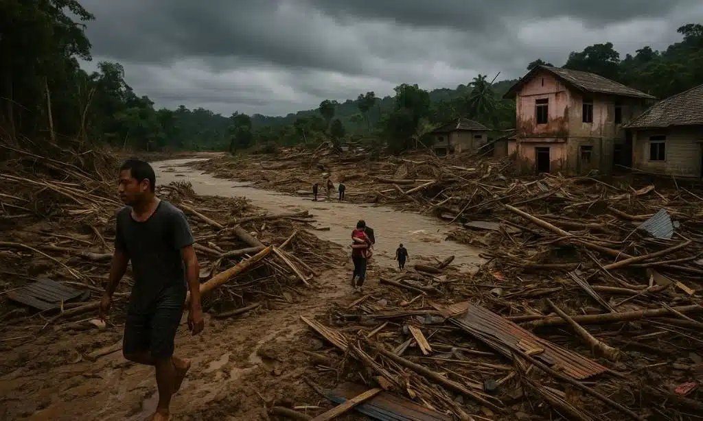 Asia 2025 storms death toll