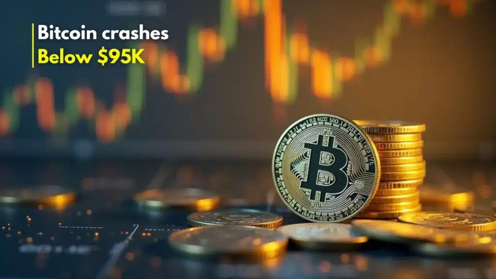 Bitcoin Crashes Below $95K