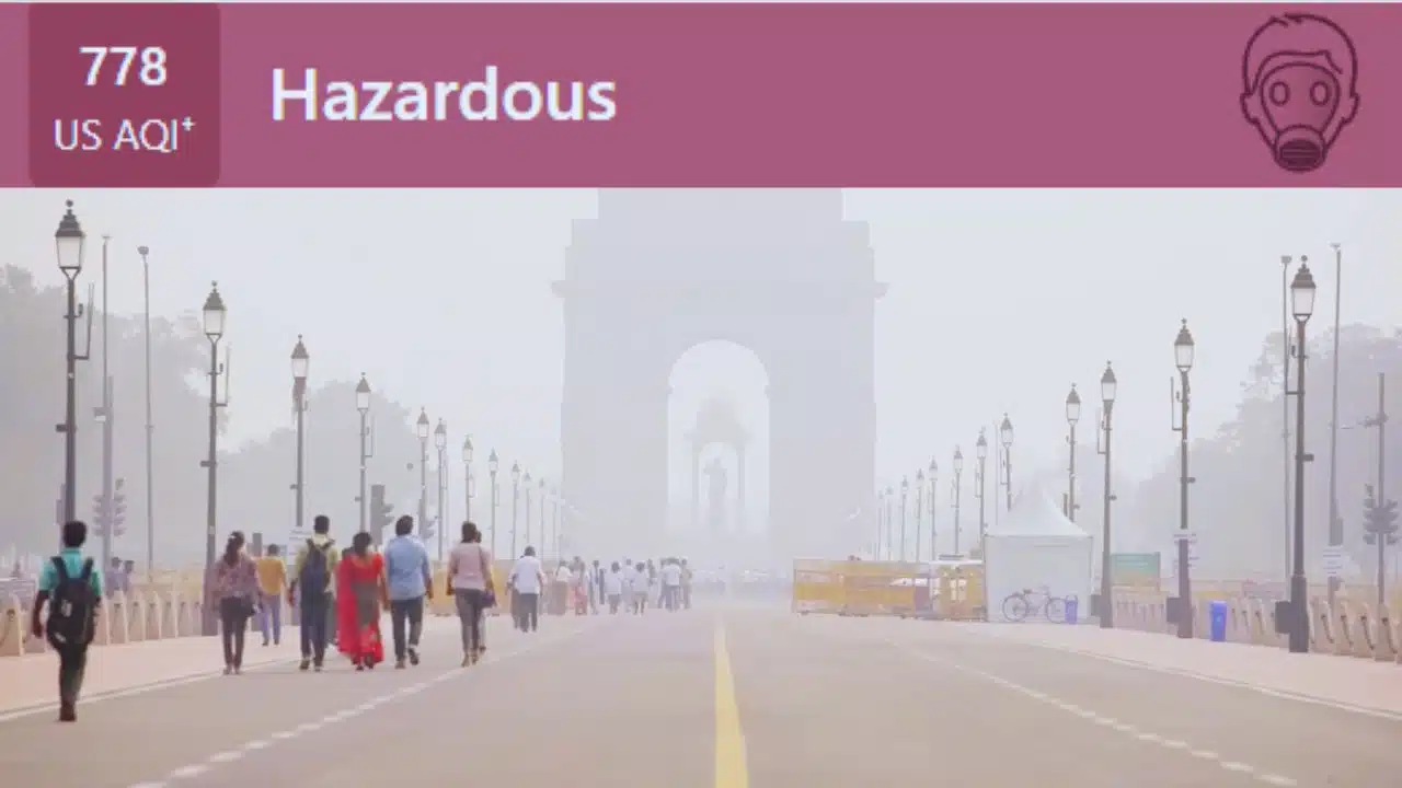 Delhi Records 'Severe' Air For First Time In 2025 As AQI Jumps To 778