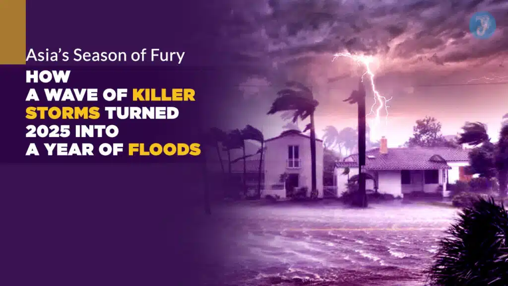 Asia 2025 storms death toll