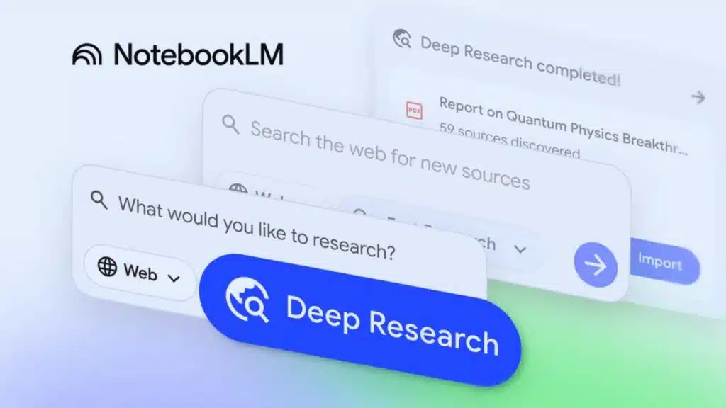 Google NotebookLM Adds Deep Research and New File Format Support