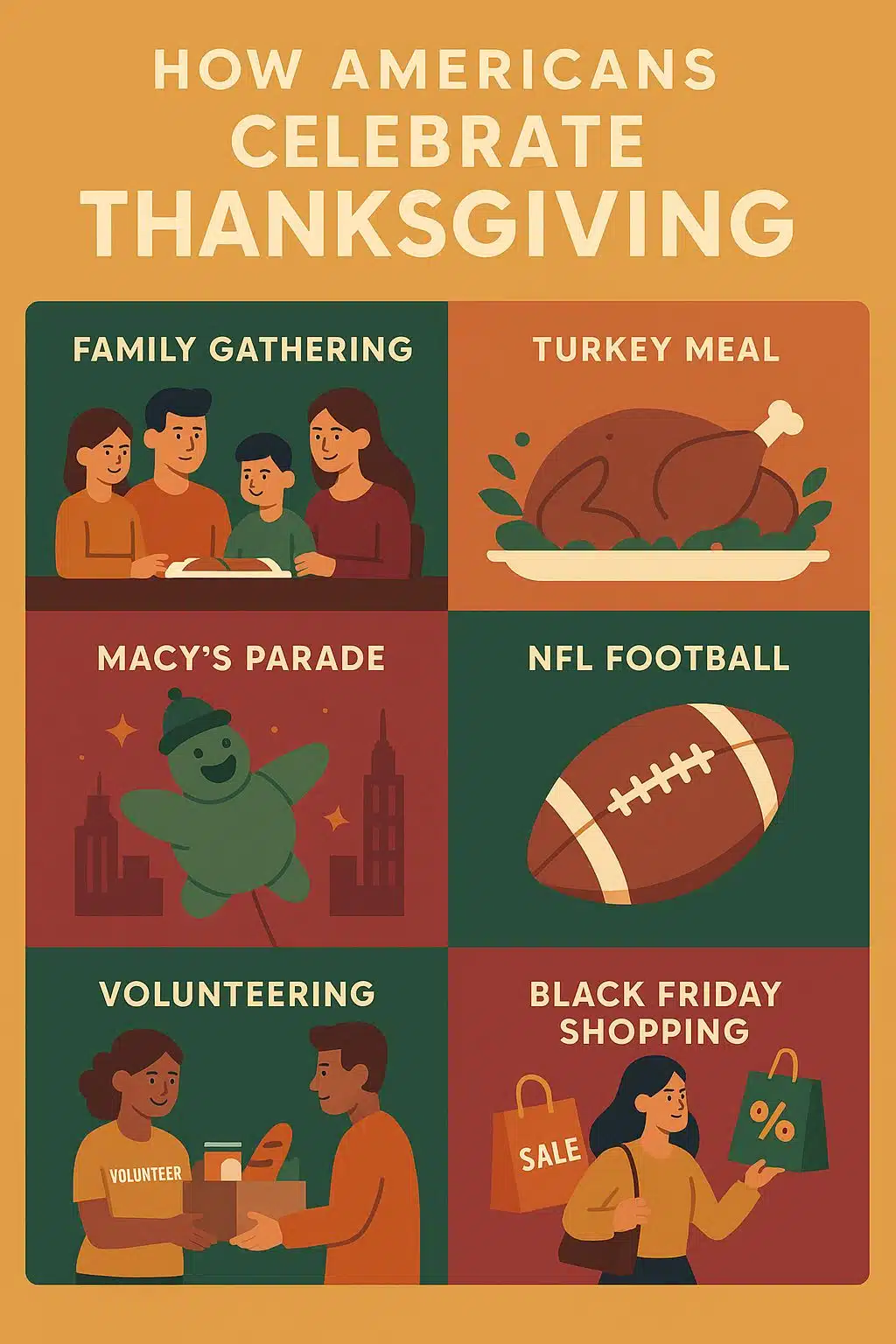 How Americans Celebrate Thanksgiving