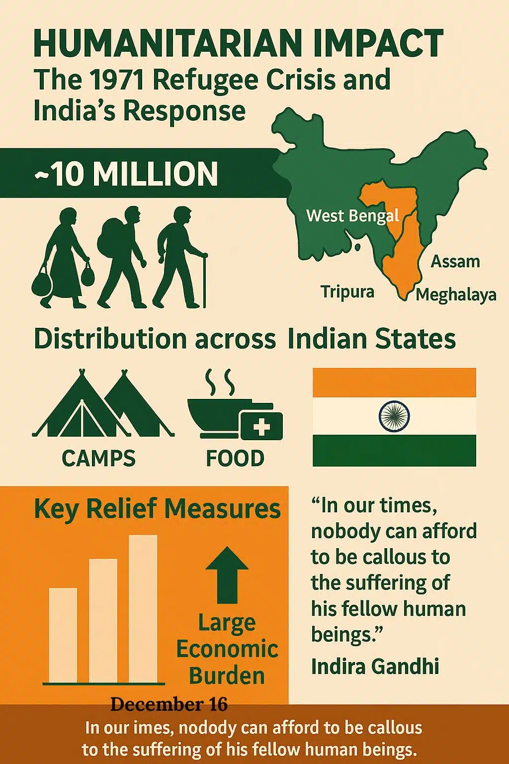 Indira Gandhi's Humanity Before Geopolitics