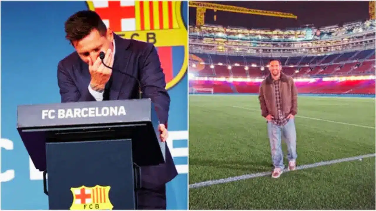 Messi Nou Camp Return