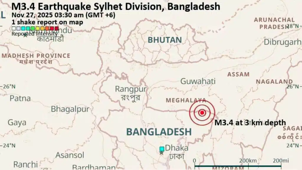 sylhet earthquake bangladesh