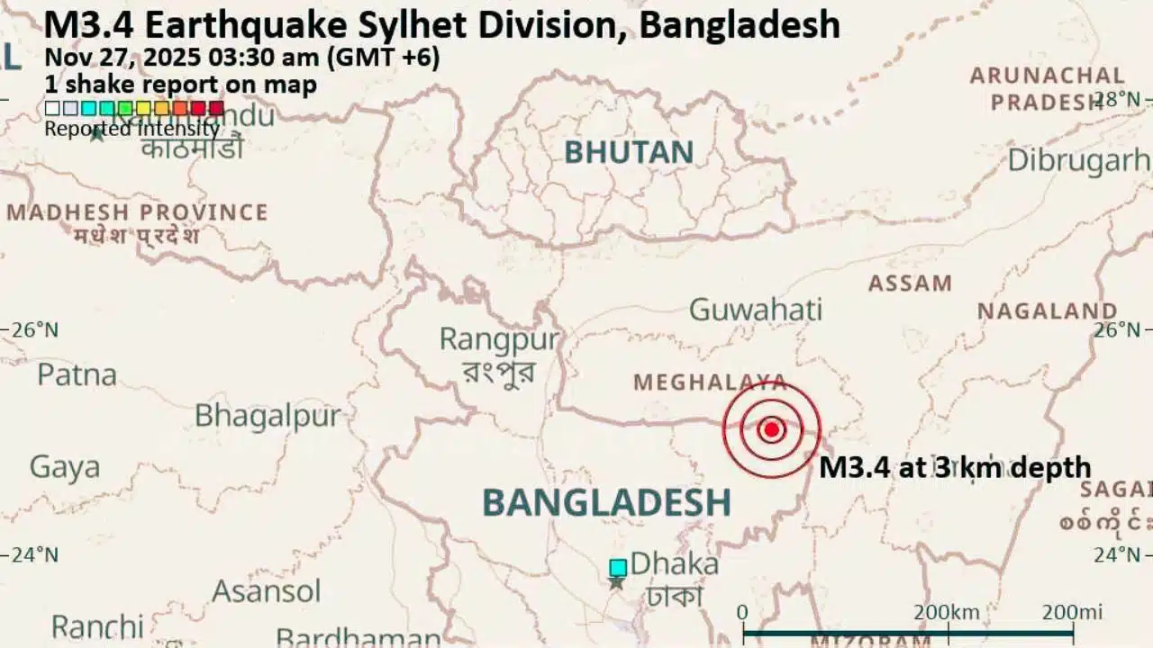 sylhet earthquake bangladesh