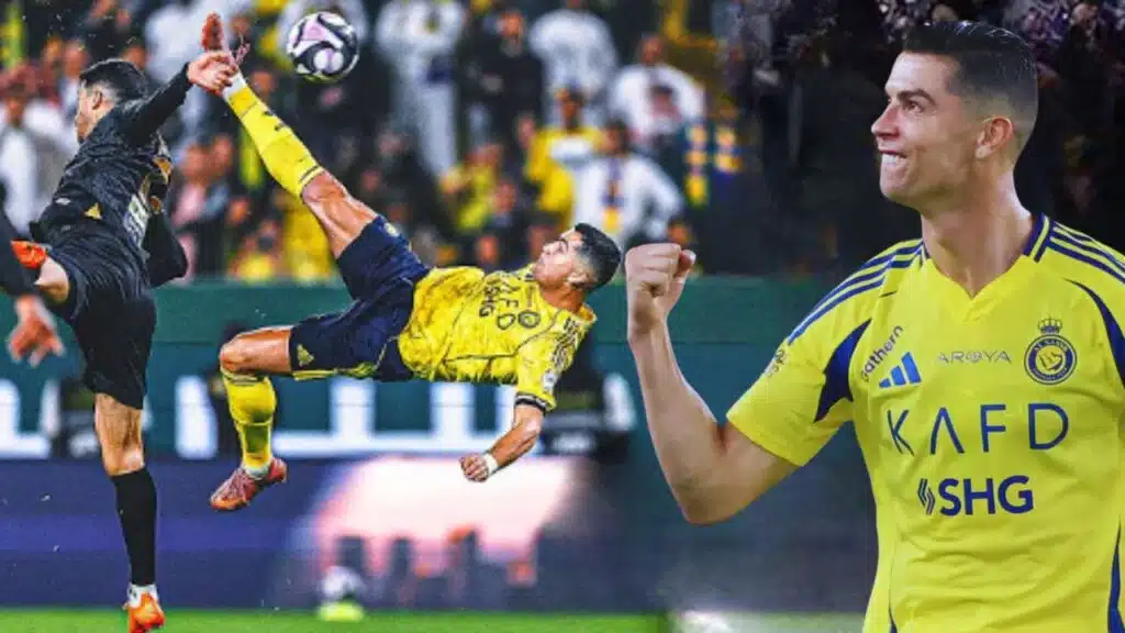 Ronaldo Scores Stunning Overhead Kick in Al-Nassr