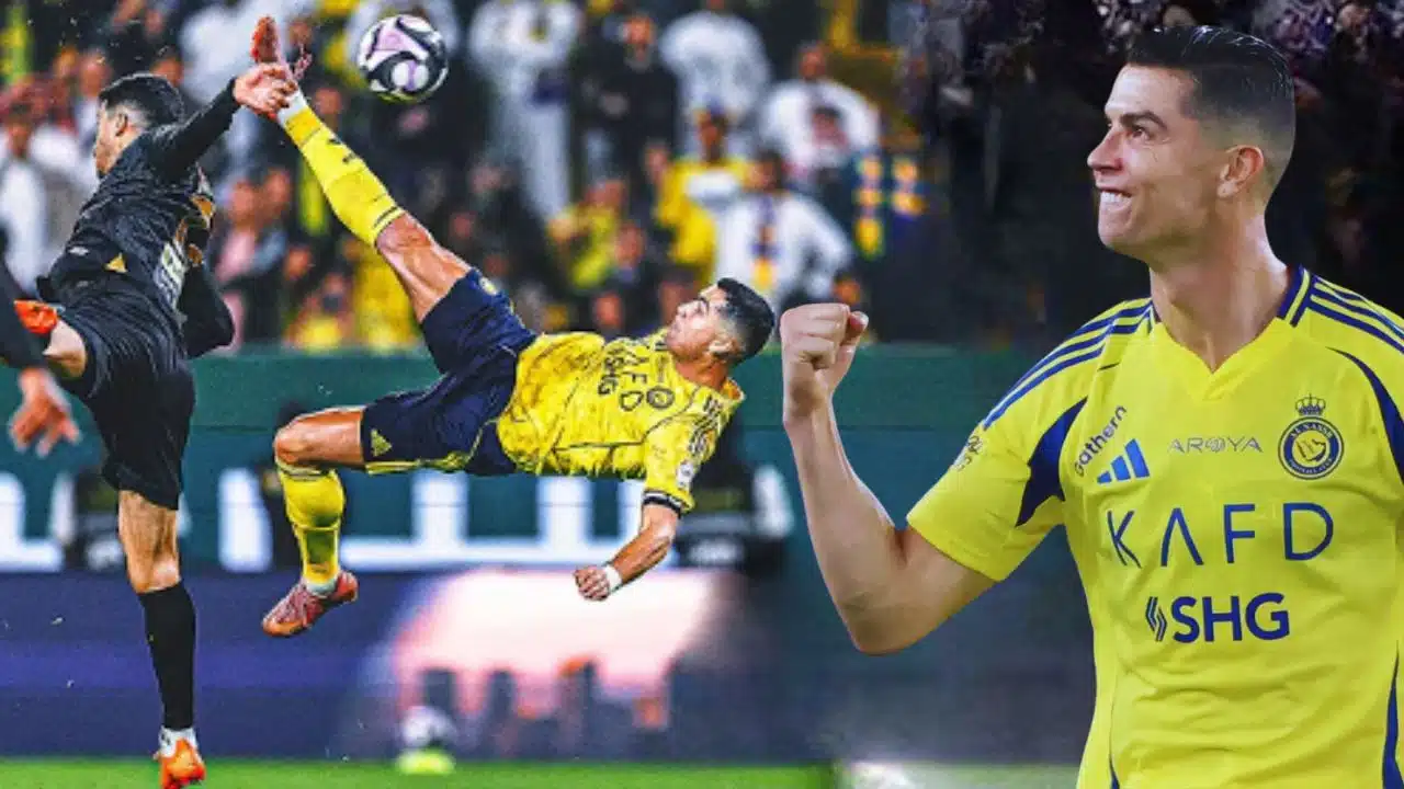 Ronaldo Scores Stunning Overhead Kick in Al-Nassr