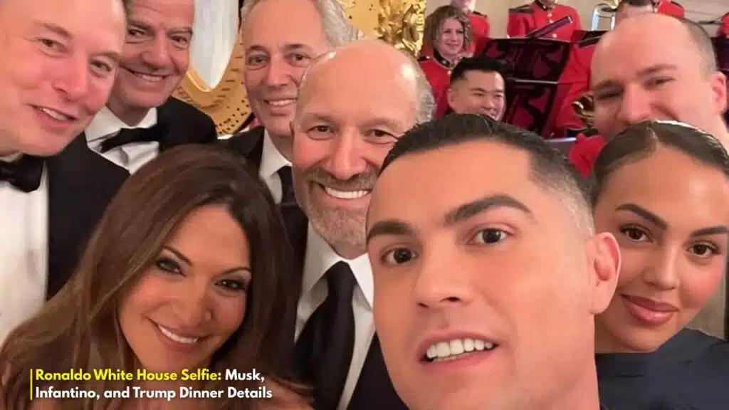 Ronaldo White House selfie