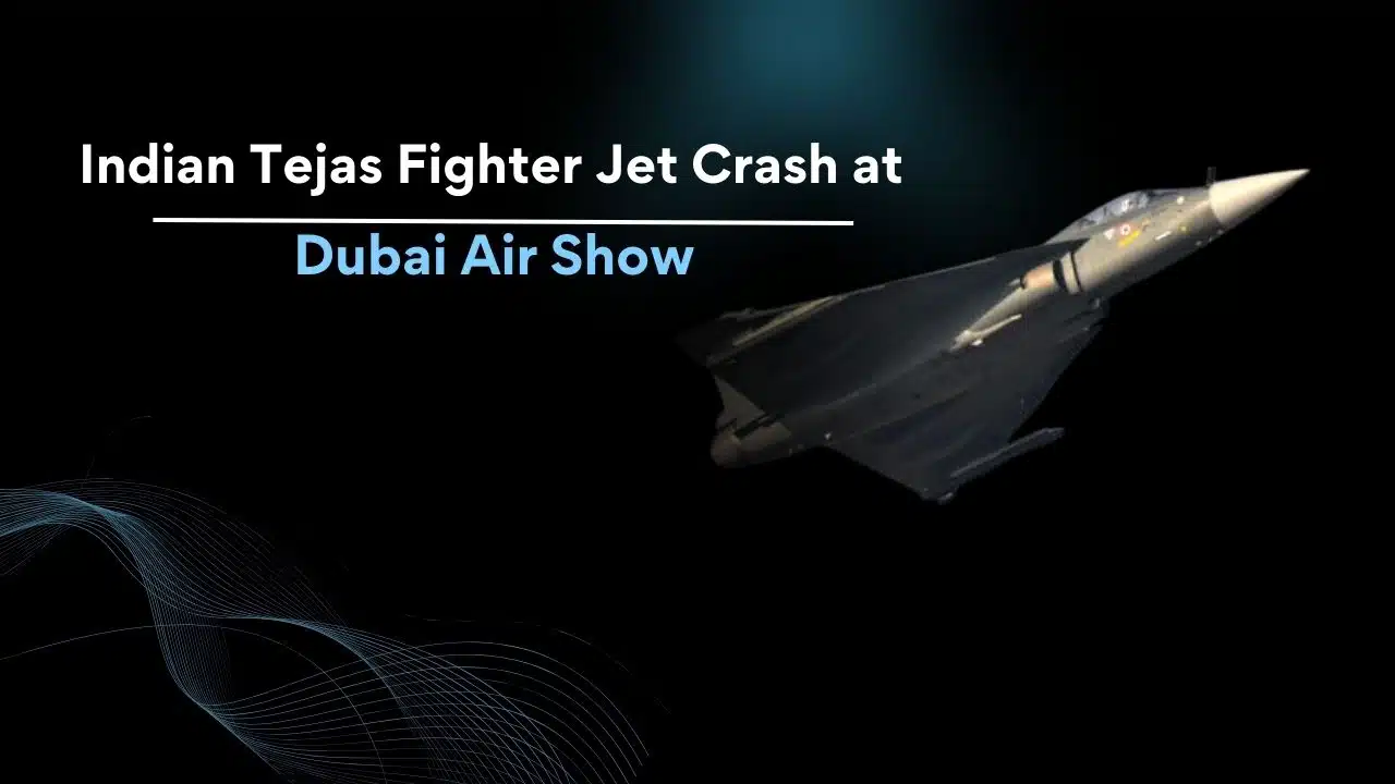 Tejas Fighter Jet Crash at Dubai Air Show