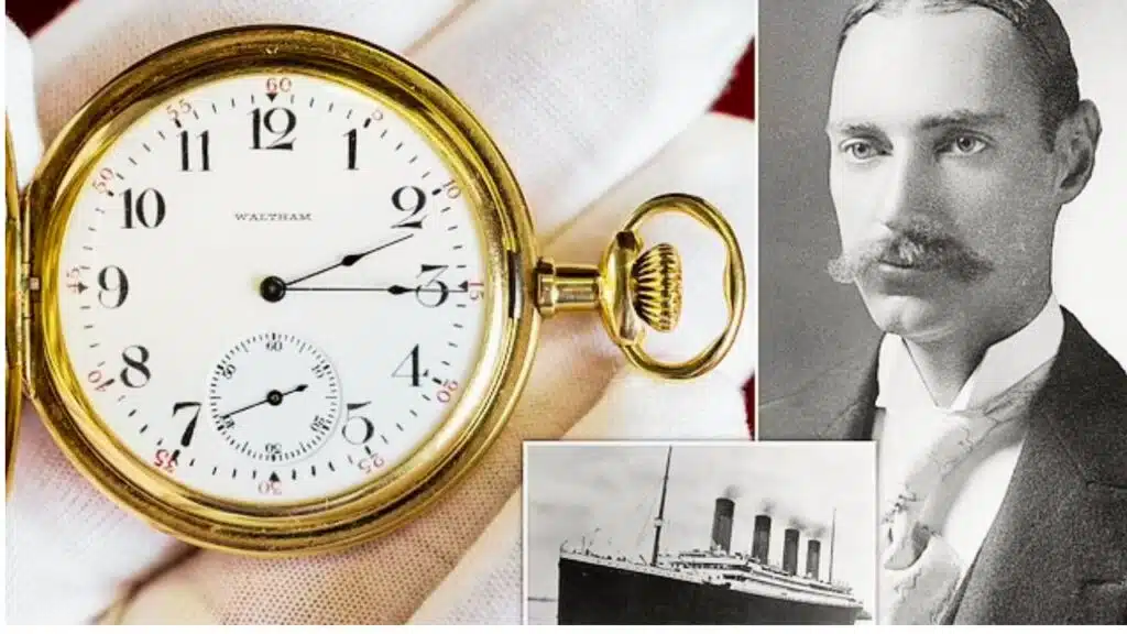 titanic passenger gold watch record auction