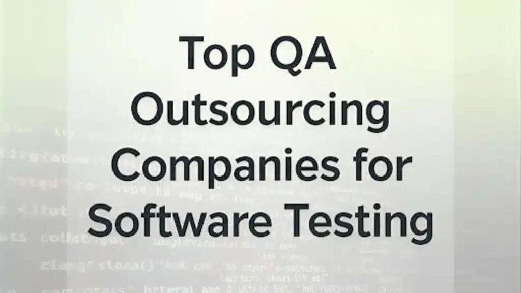 Top QA Outsourcing Companies for Software Testing
