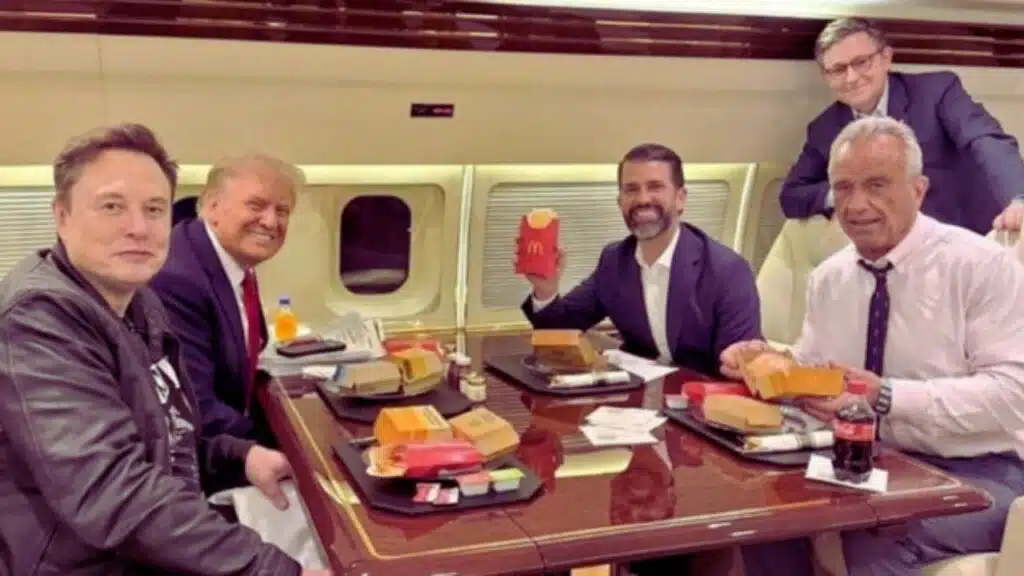 Trump Musk Thanksgiving Photo