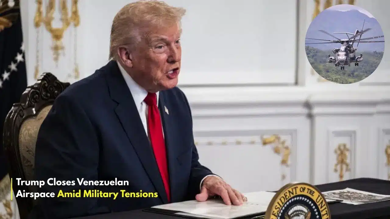 Trump closes Venezuelan airspace