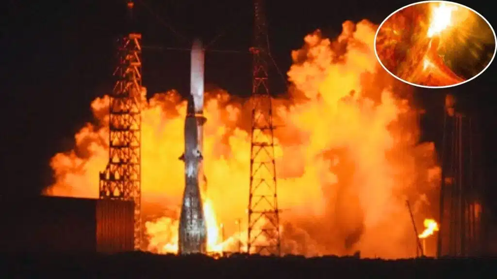 new glenn launch delay solar storm