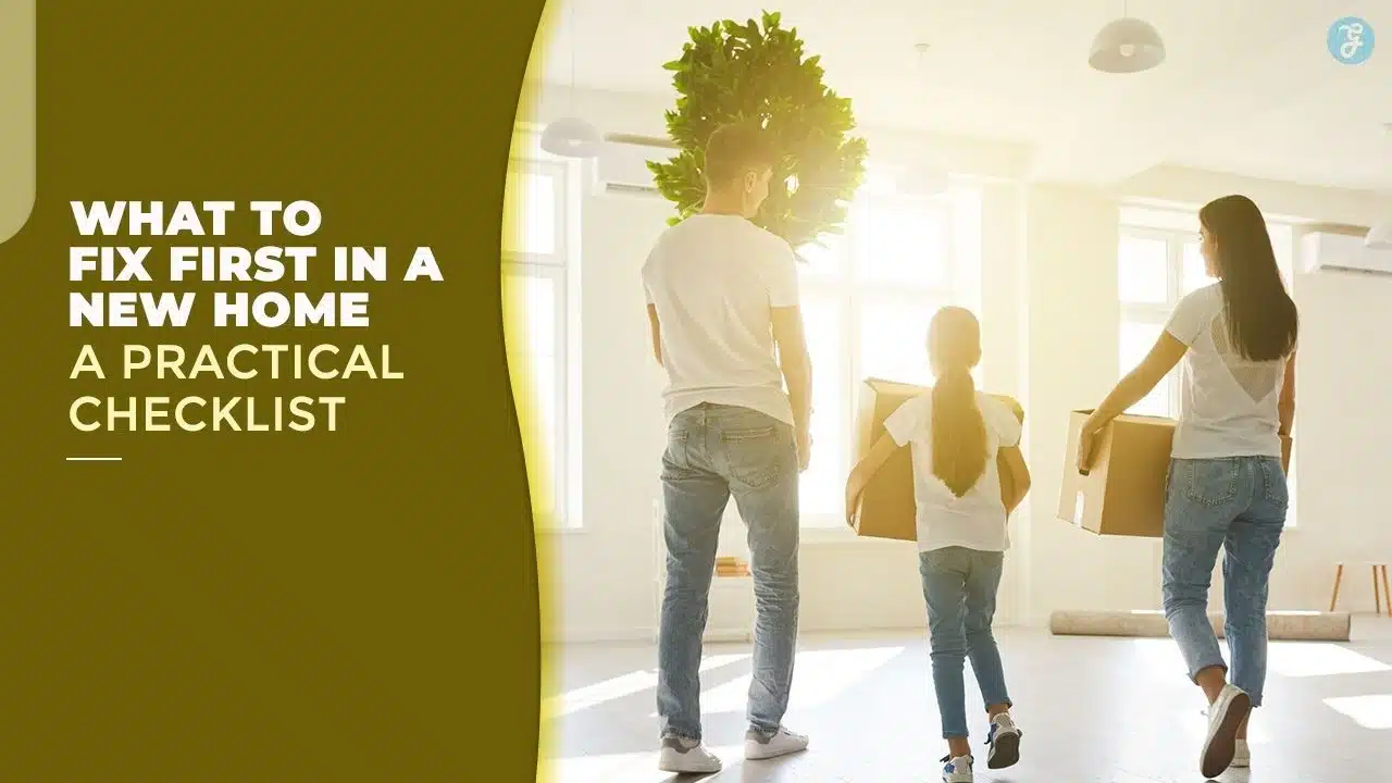 what to fix first in a new home