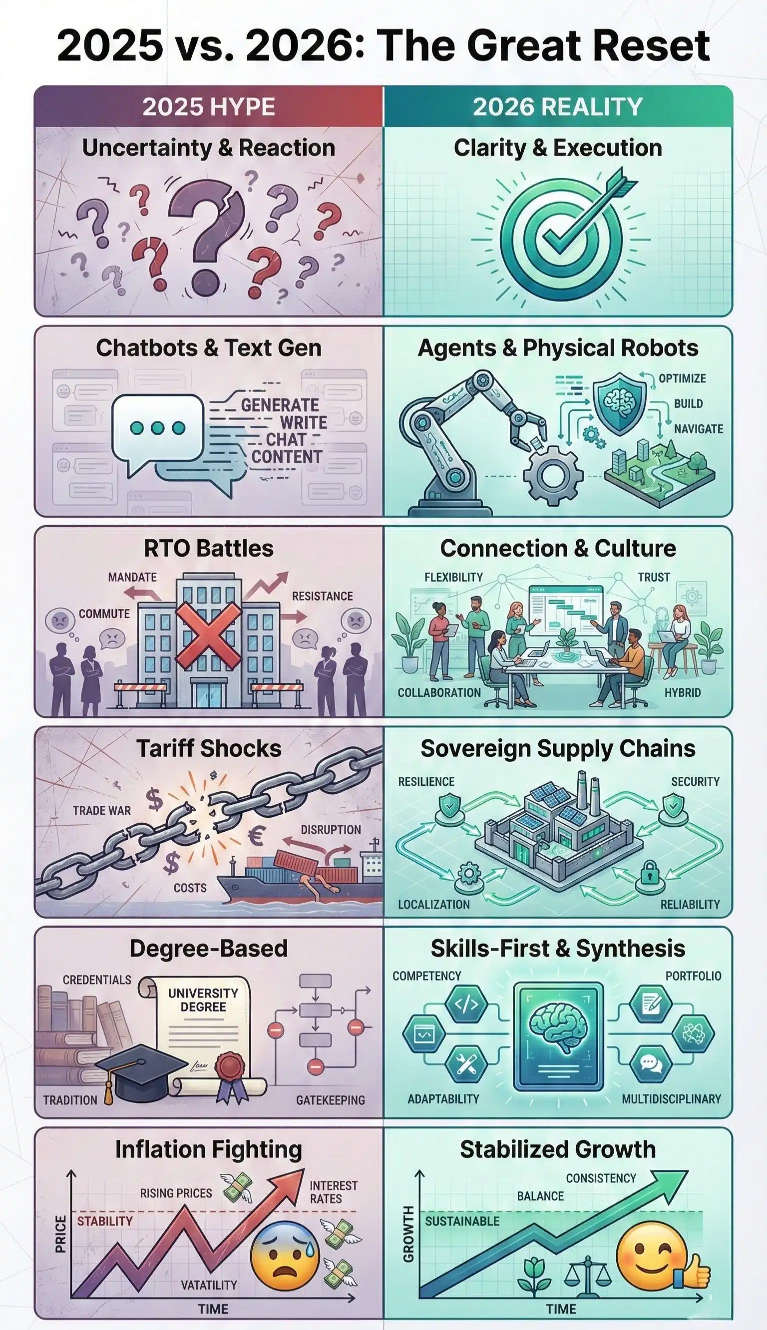 2025 vs 2026 The Great Reset