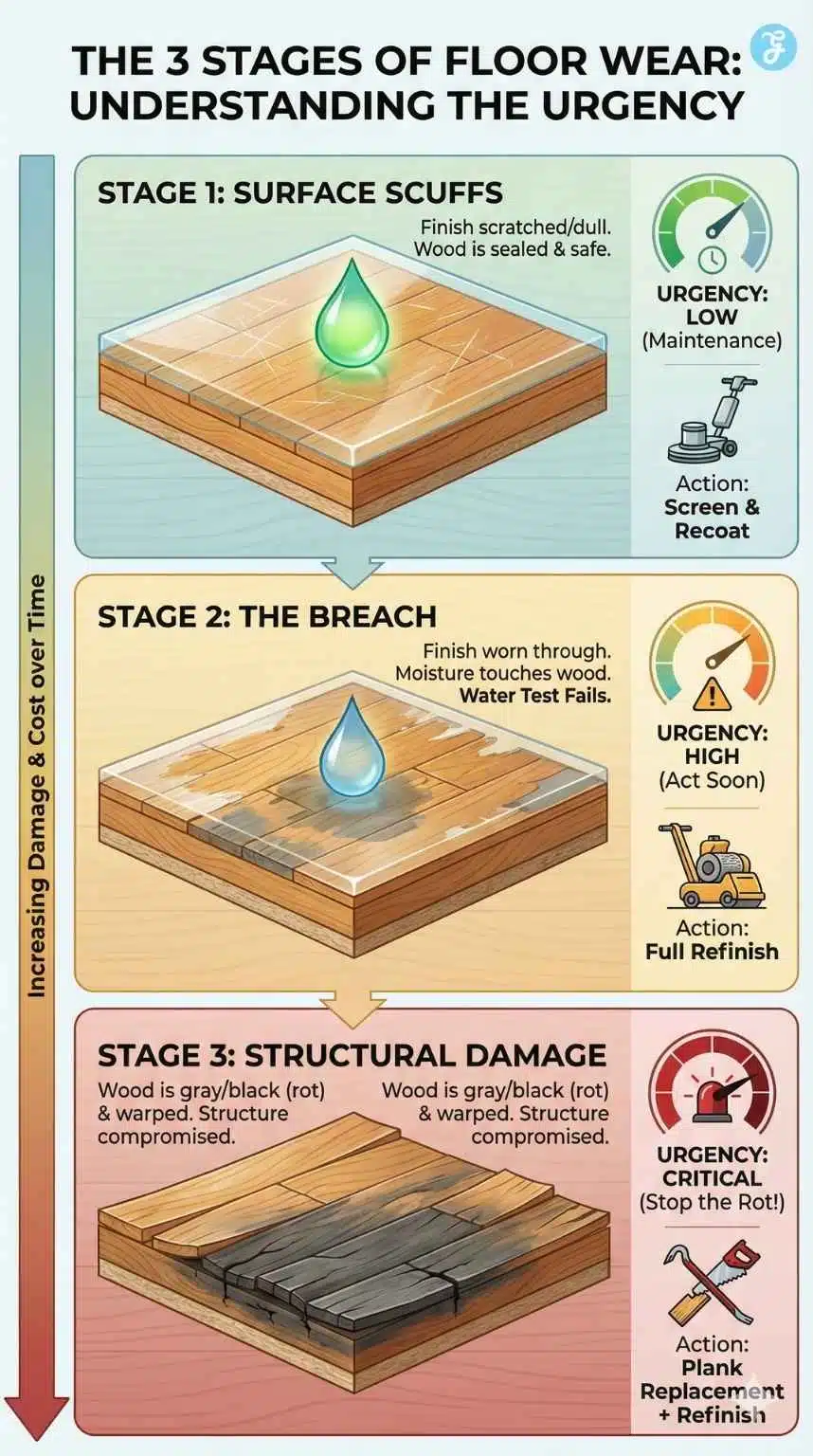 signs hardwood floors need refinishing