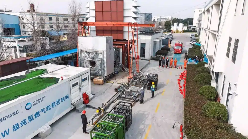 30mw pure hydrogen turbine in china