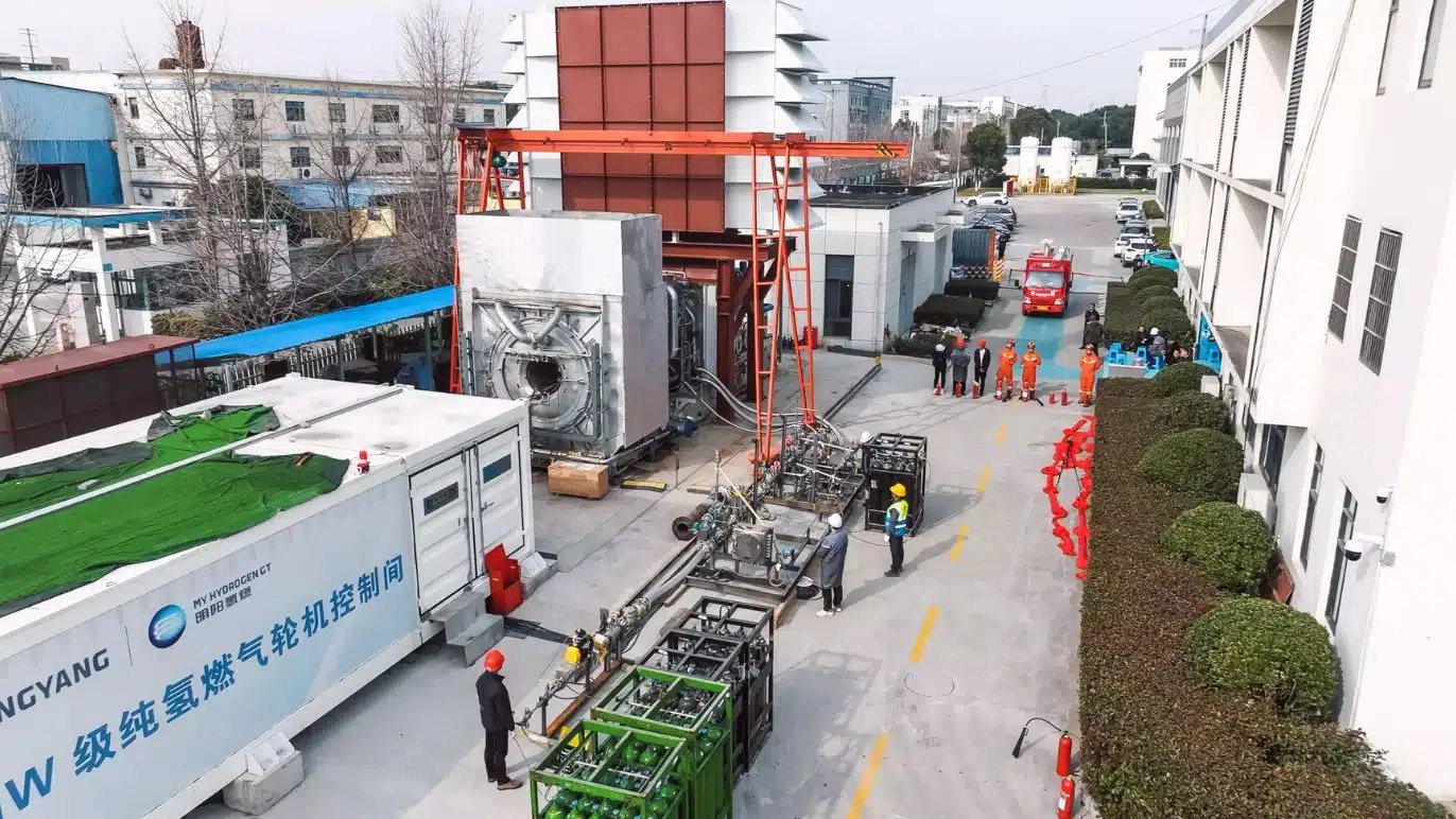 30mw pure hydrogen turbine in china