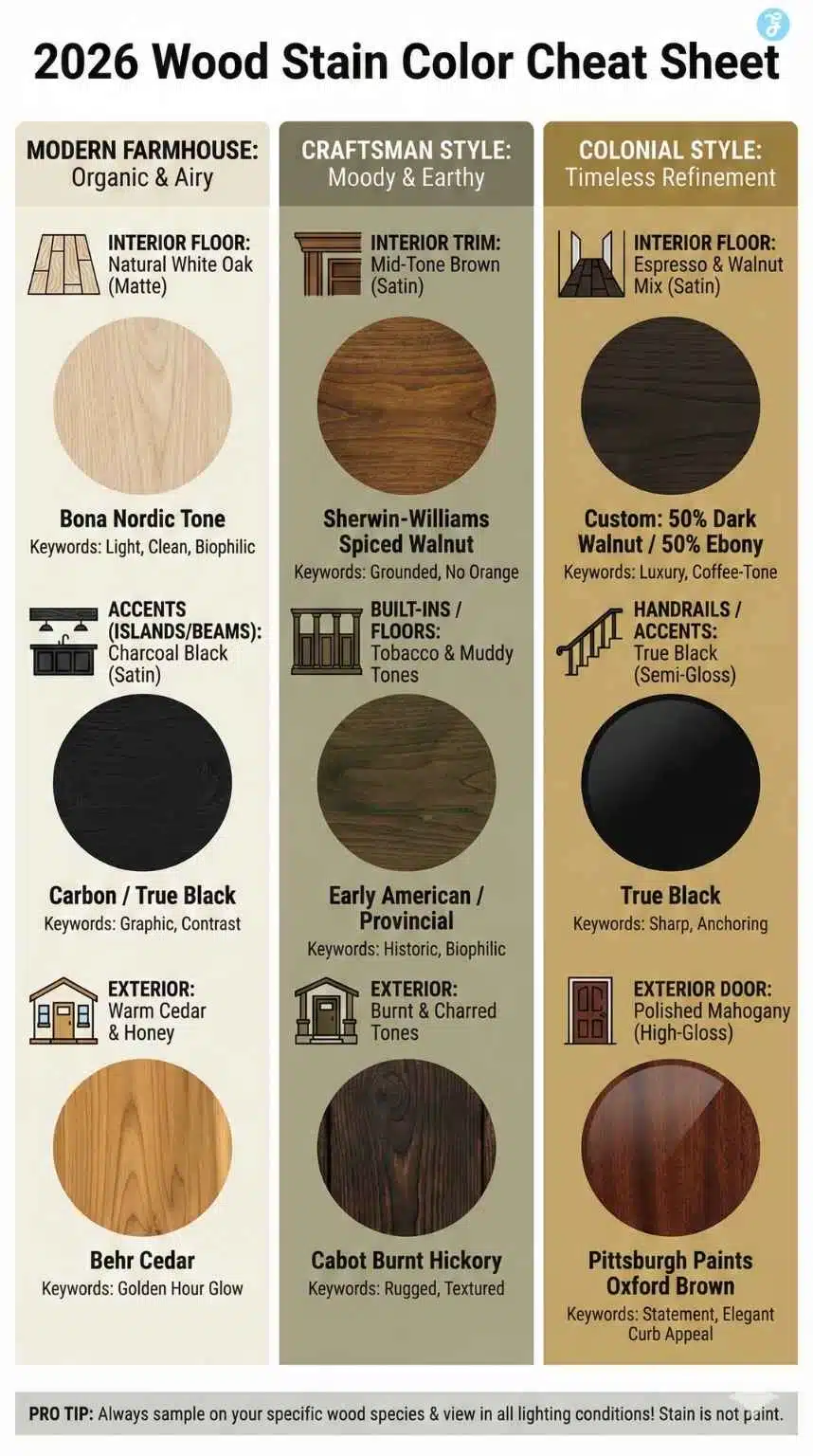 Best Wood Stain Colors