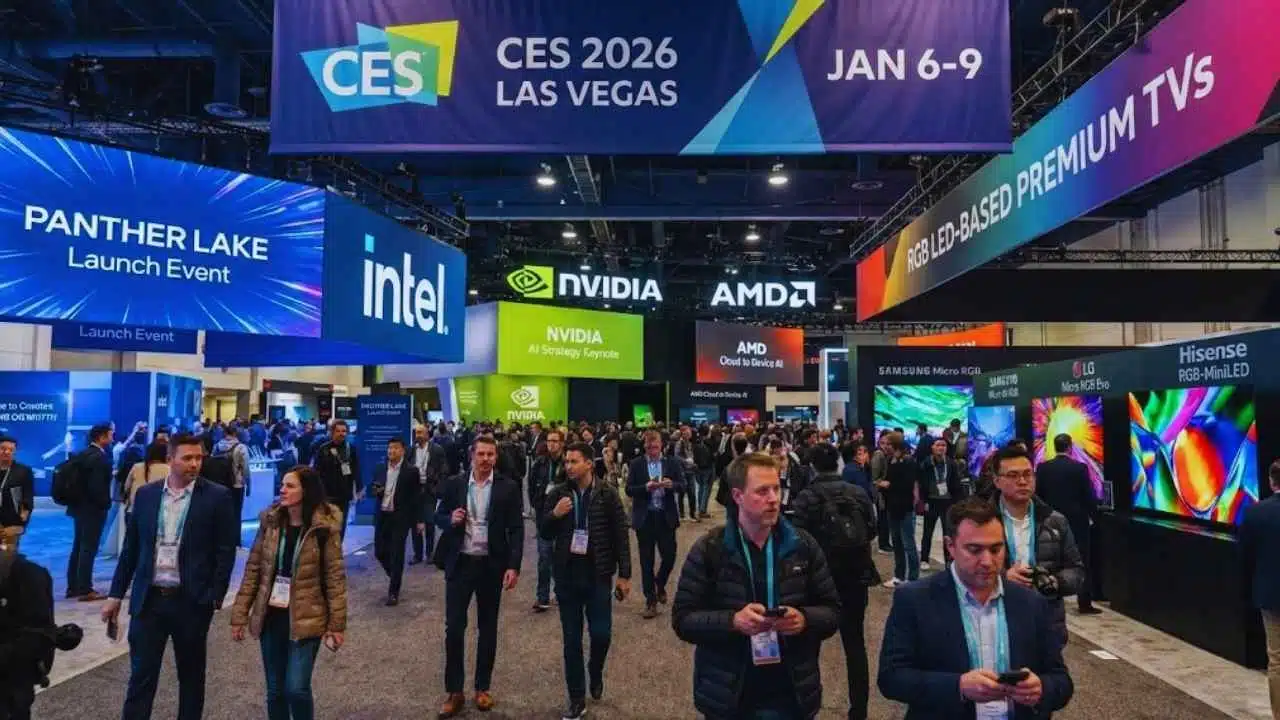 CES 2026 Chip Announcements Intel, NVIDIA, AMD Updates