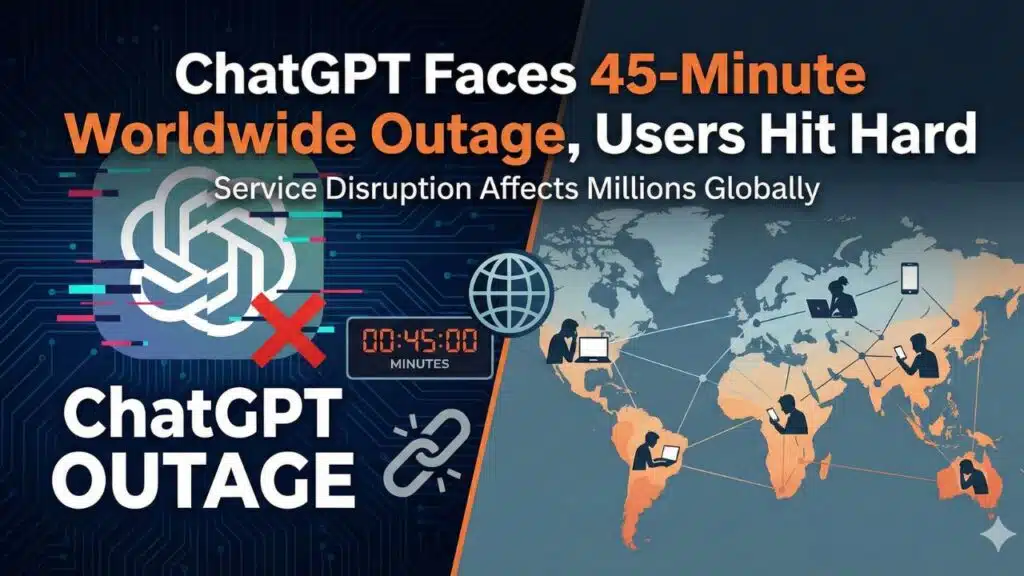 ChatGPT Faces 45-Minute Worldwide Outage