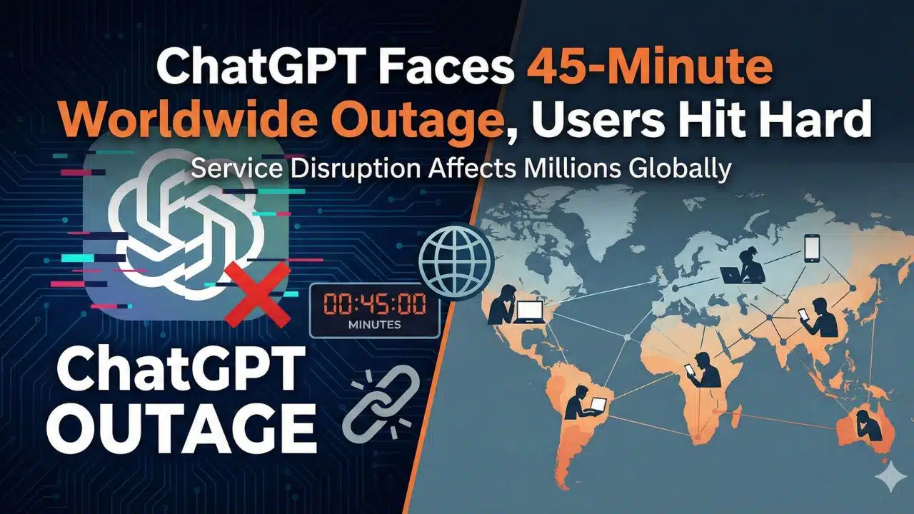 ChatGPT Faces 45-Minute Worldwide Outage