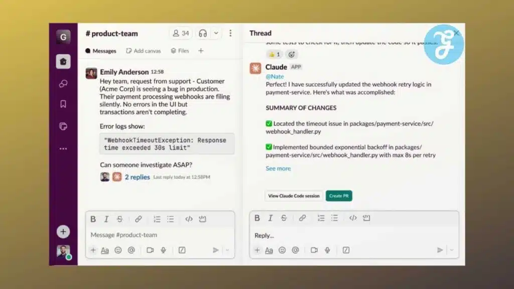 Claude code slack integration