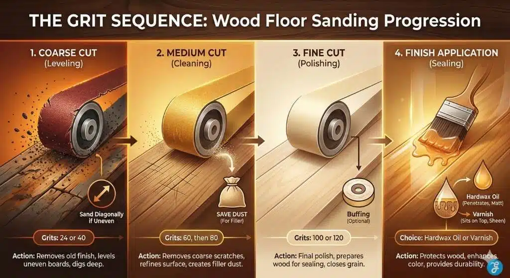 DIY Wood Floor Sanding