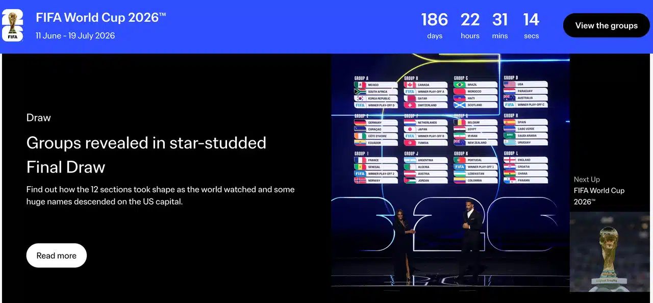 FIFA world cup 2026 countdown