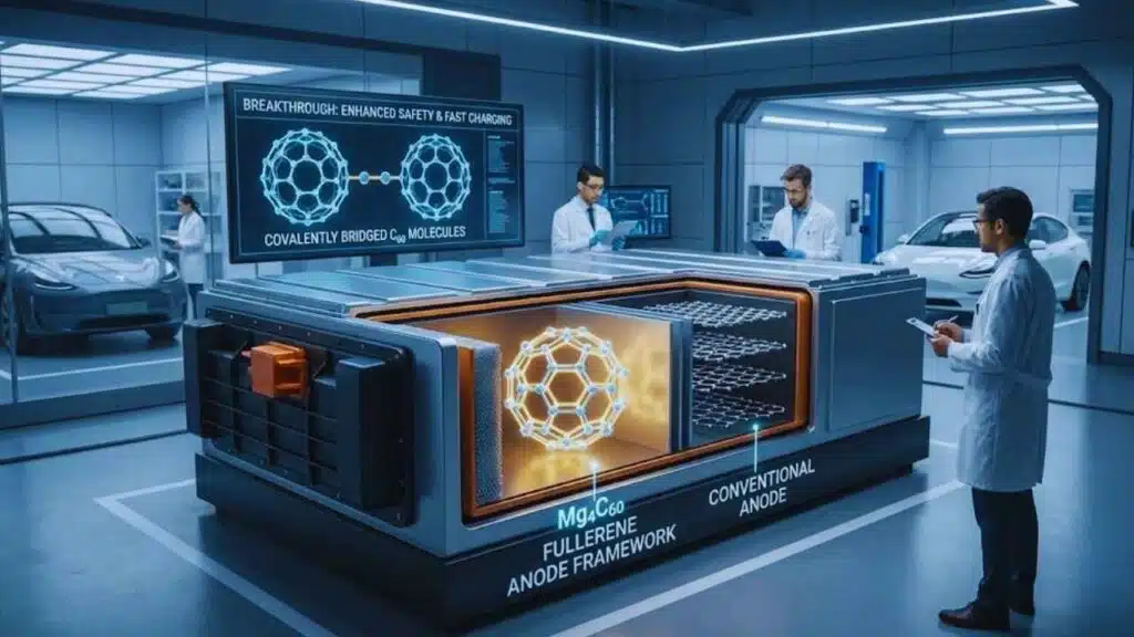 Fullerene Anode Breakthrough Could Boost EV Battery Safety