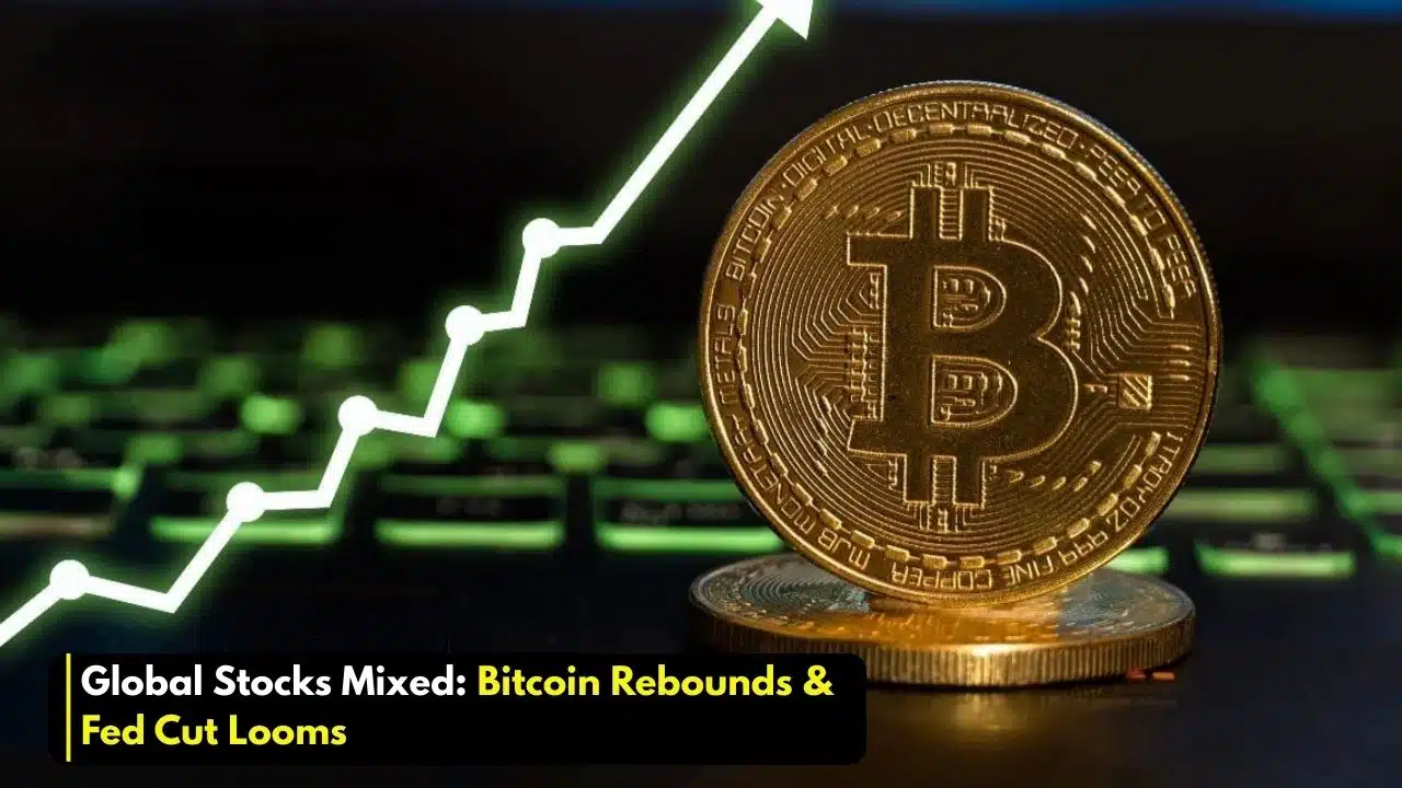 Global Stocks Mixed Bitcoin Rebounds