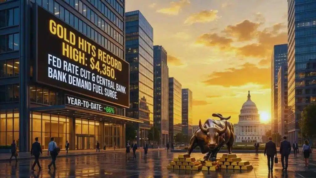 Gold Prices Today Record High After Federal Reserve Rate Cut