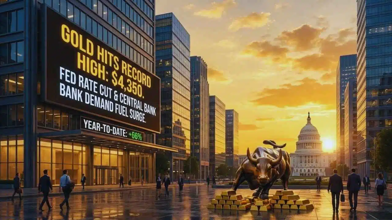 Gold Prices Today Record High After Federal Reserve Rate Cut