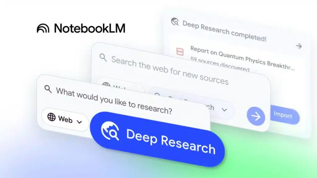 NotebookLM data tables