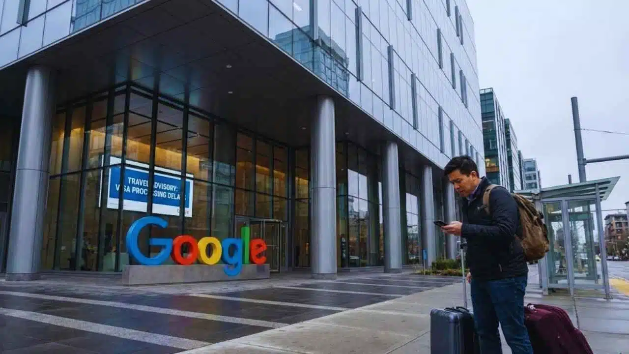 Google Warns Visa Employees Against Travel Amid U.S. Visa Delays
