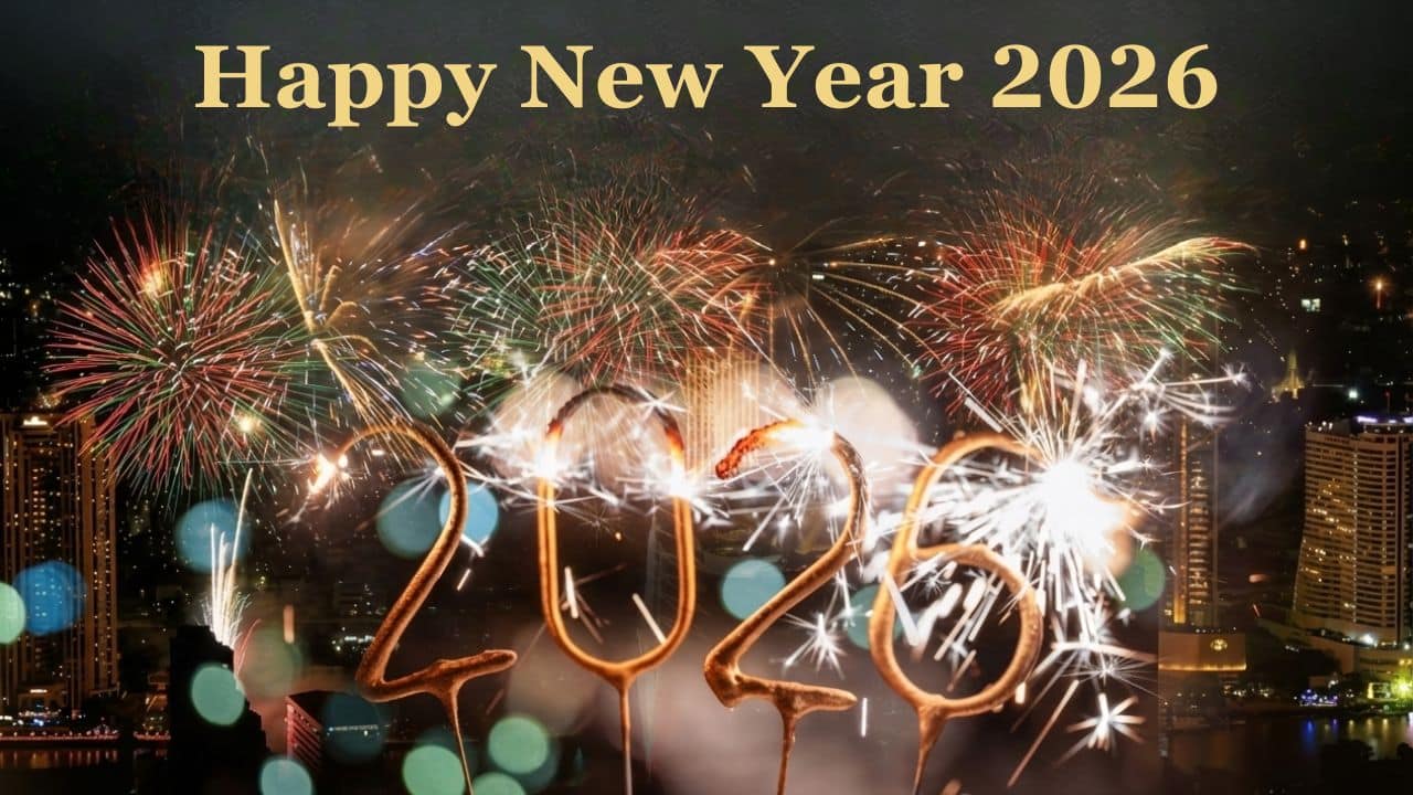 Happy new year 2026 global celebration