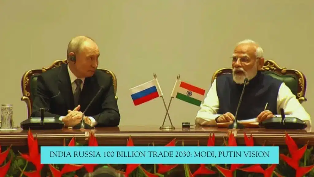 India russia 100 billion trade 2030