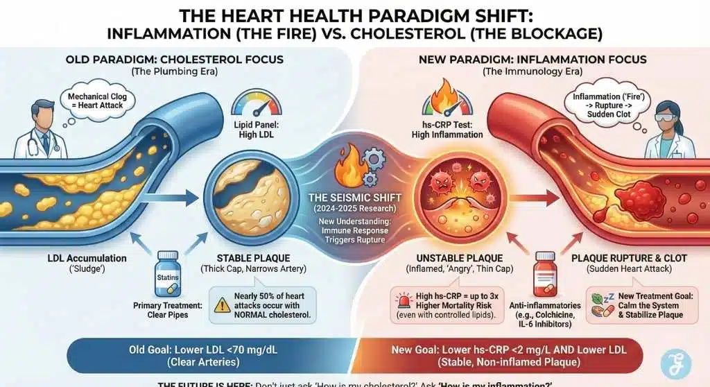 Inflammation vs Cholesterol