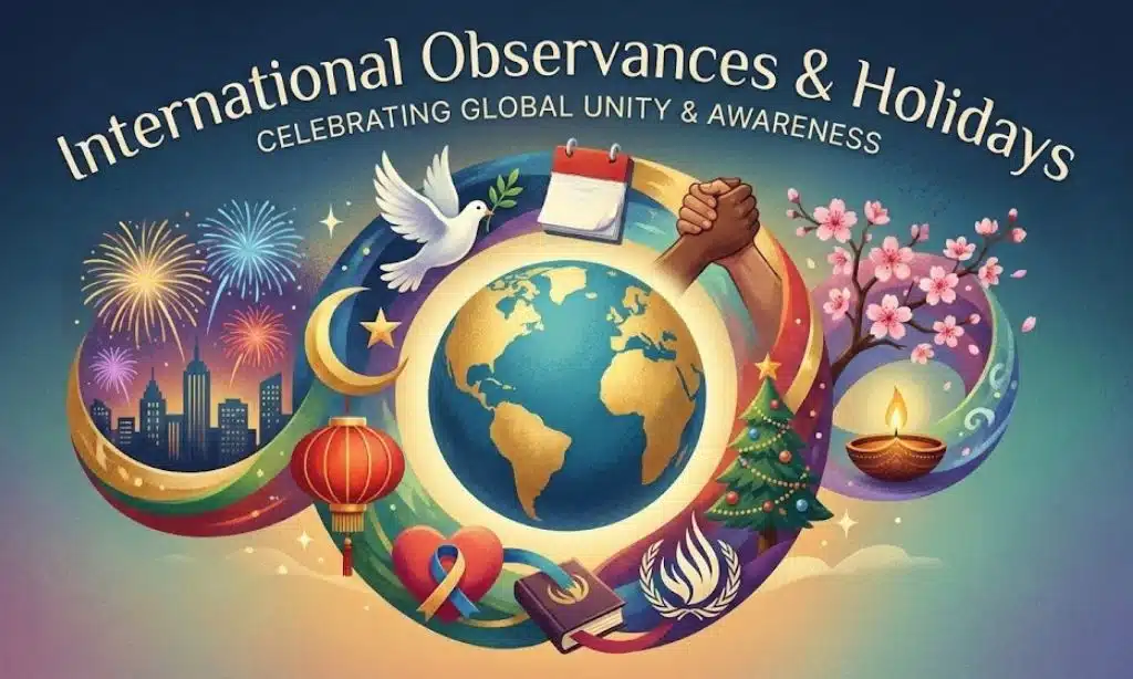 International Observances & Holidays