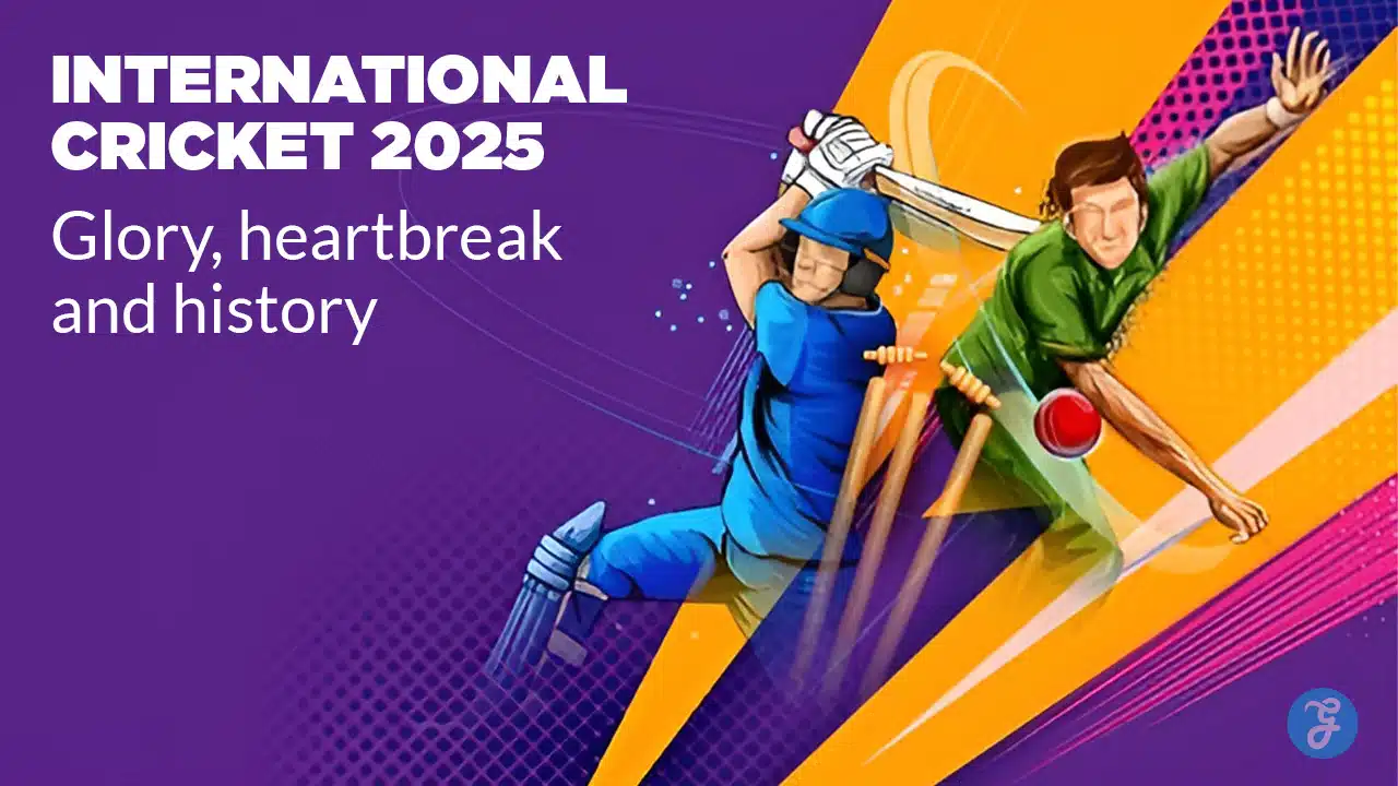 International cricket 2025 Glory, heartbreak and history