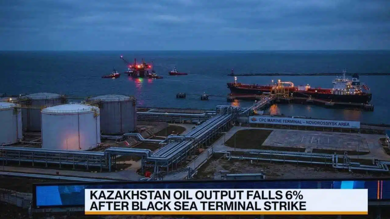 Kazakhstan Oil Output Falls 6% After CPC Terminal Attack