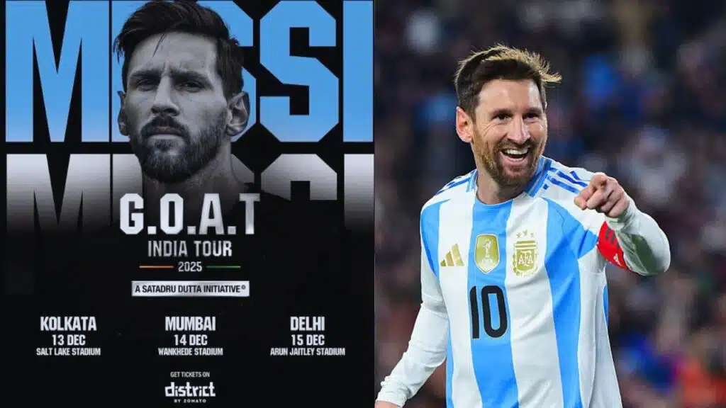 Lionel Messi in India Goat Tour