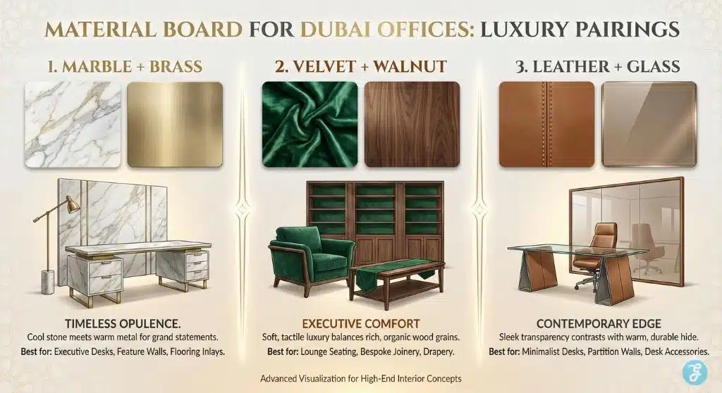 Luxury Home Office Interior Design Dubai