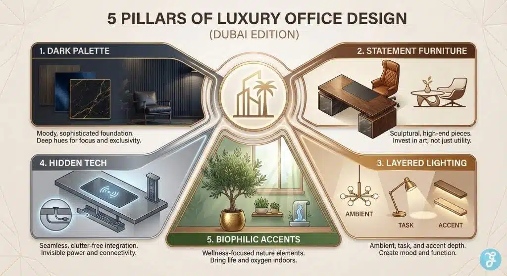 Luxury Home Office Interior Design Dubai