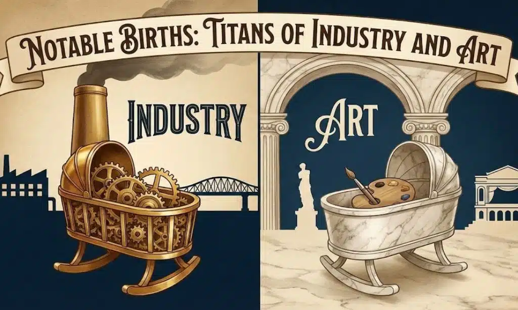 Notable Births Titans of Industry and Art