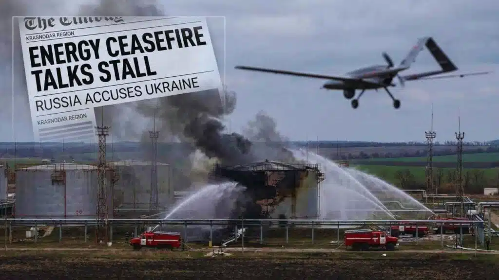 Russia accuses Ukraine of sabotaging energy ceasefire