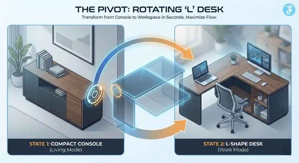 Space Saving Desk Setups