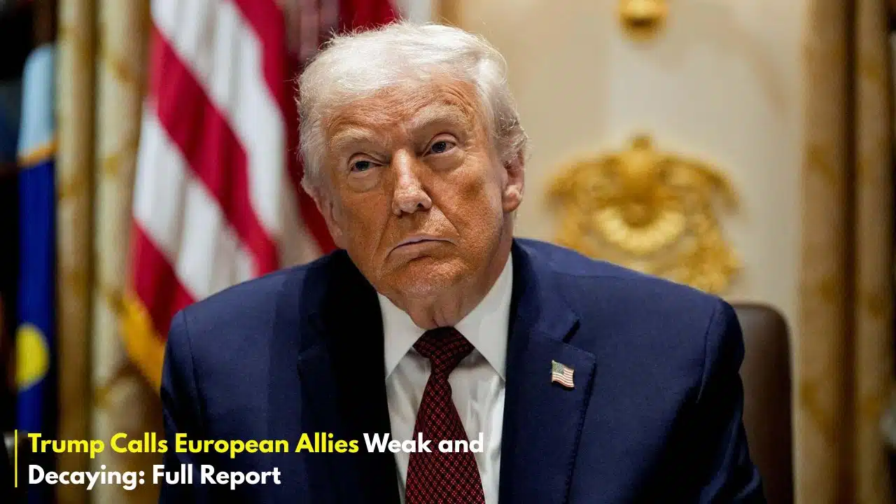 Trump calls European allies weak